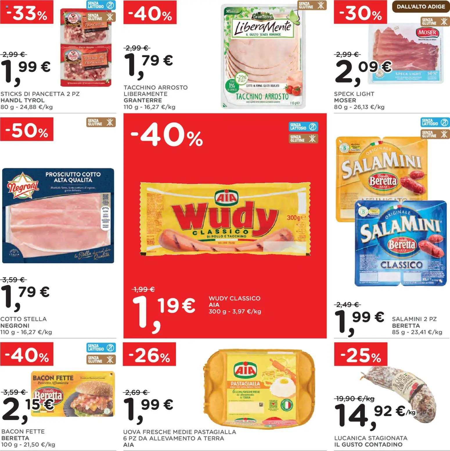 Volantino Poli del 16/09/2026 | Pagina: 14 | Prodotti: Uova, Pancetta, Bacon, Terra