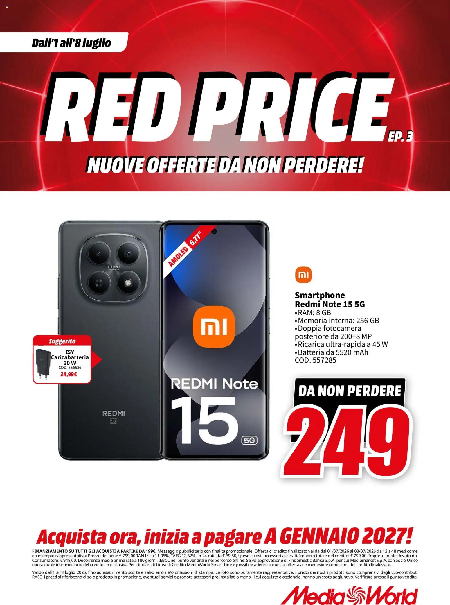 Volantino Media World del 01/07/2026 | Pagina: 24