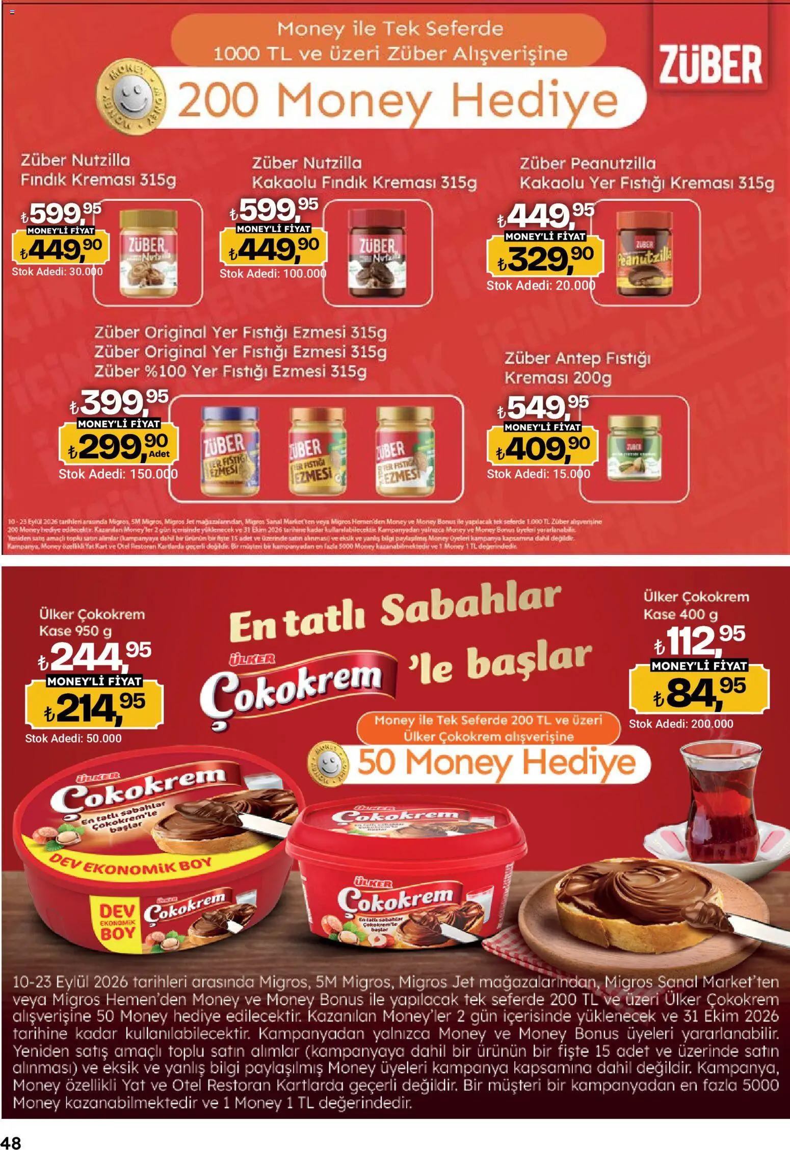 Migros Katalog - 5M Migroskop Dijital - 10 Eylül 2026 tarihinden itibaren geçerlidir | Sayfa: 48 | Ürünler: Kaşe, Fındık, Yer fıstığı