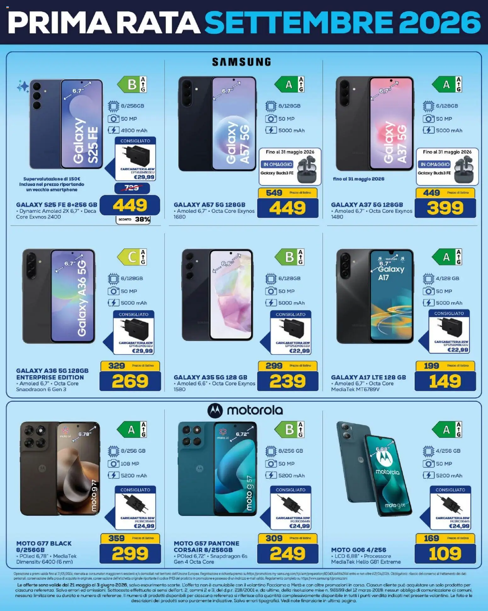 Volantino BRUNO del 21.05.2026 | Pagina: 4 | Prodotti: Smartphone, Samsung