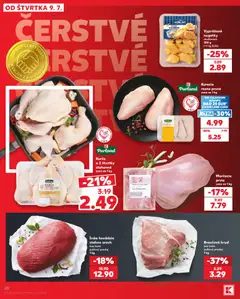 Kaufland leták platný od 09.07.2026 | Strana: 20 | Produkty: Kurča