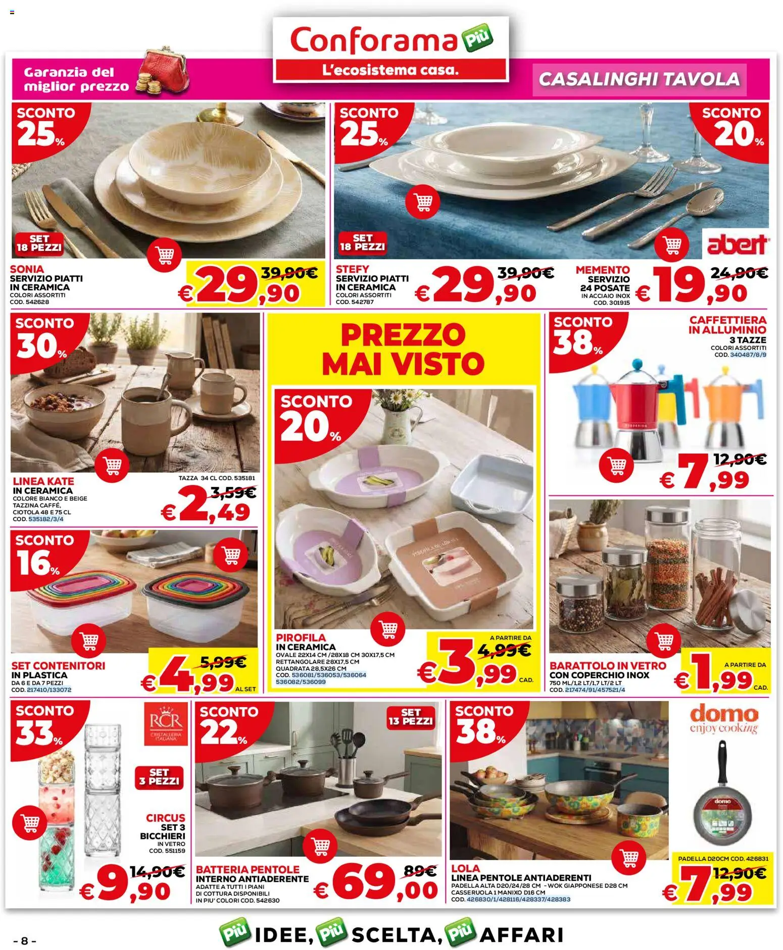Volantino Conforama del 24/08/2026 | Pagina: 8