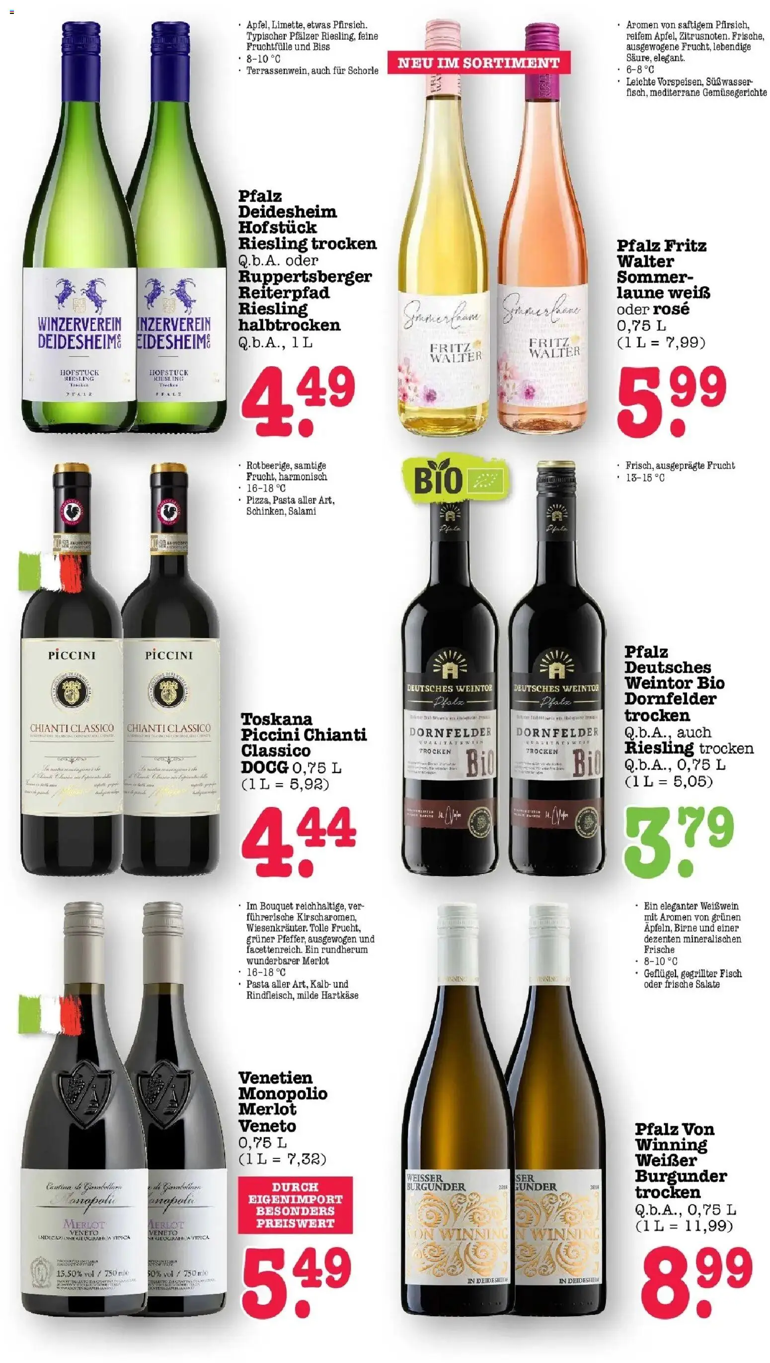 Marktkauf Prospekt Wörth Am Rhein (ab 31.08.2026) » Angebote online | Seite: 49 | Produkte: Merlot, Birne, Pasta, Salami