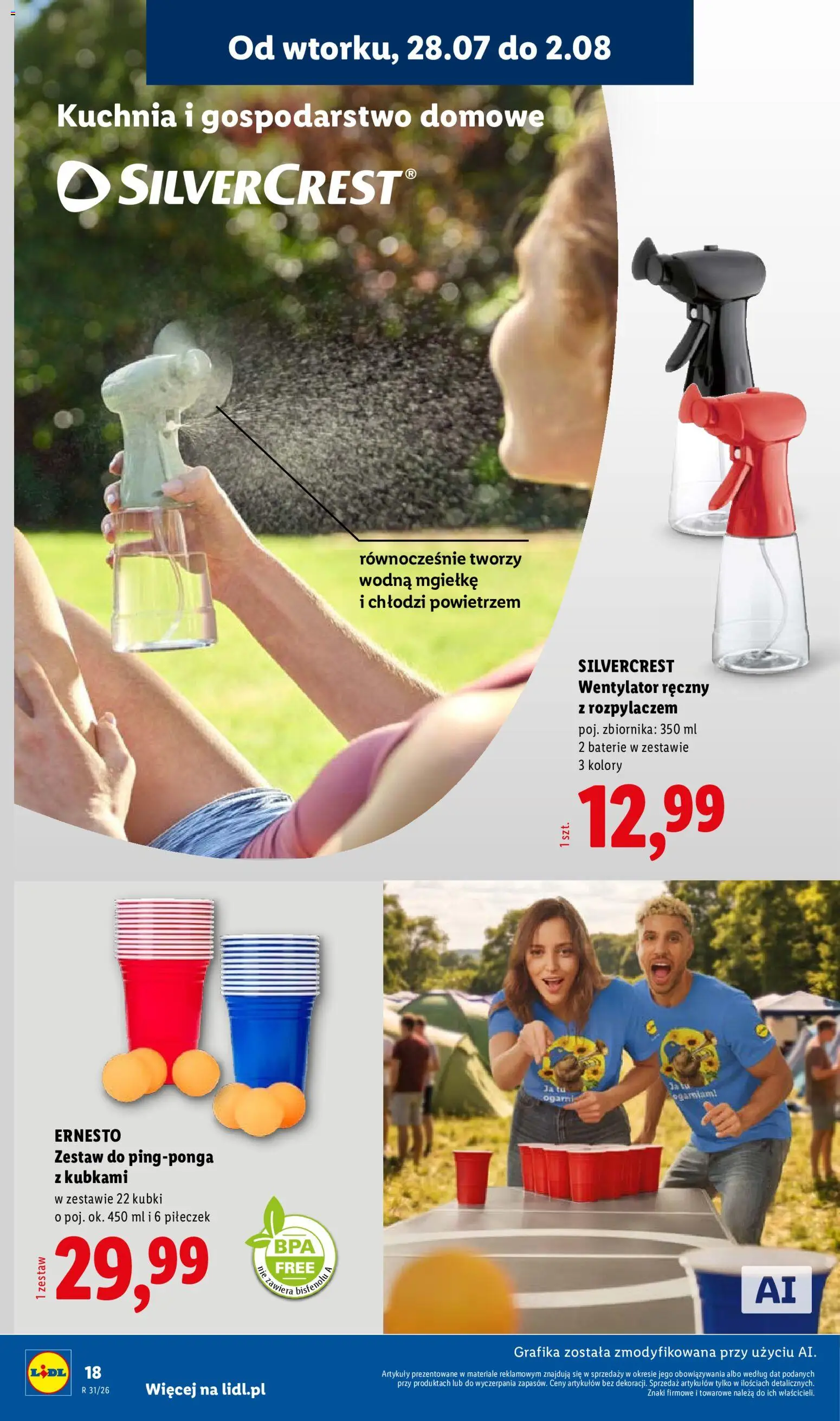 Lidl Polsko leták od 28.07.2026 | Strana: 18 | Produkty: Baterie