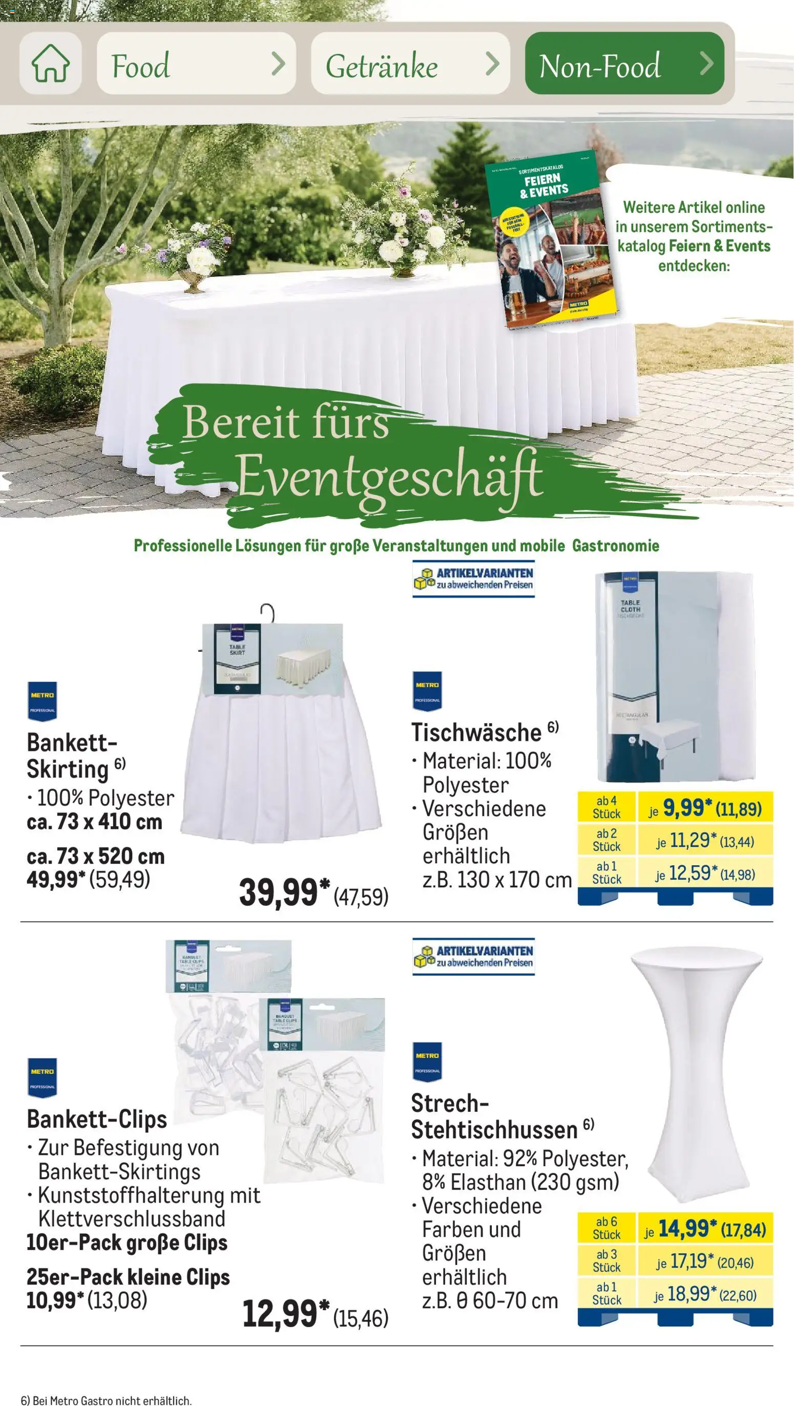 Metro Saisonkatalog Outdoor Dining – gültig ab 01.06.2026 | Seite: 89