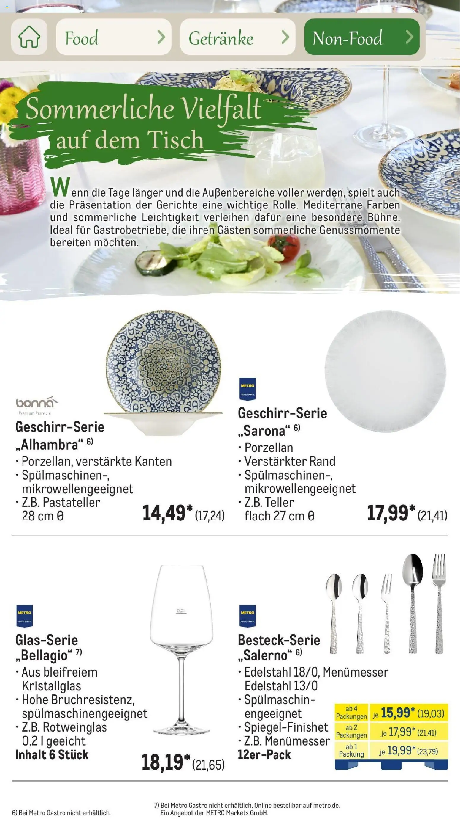 Metro Saisonkatalog Outdoor Dining – gültig ab 01.06.2026 | Seite: 89