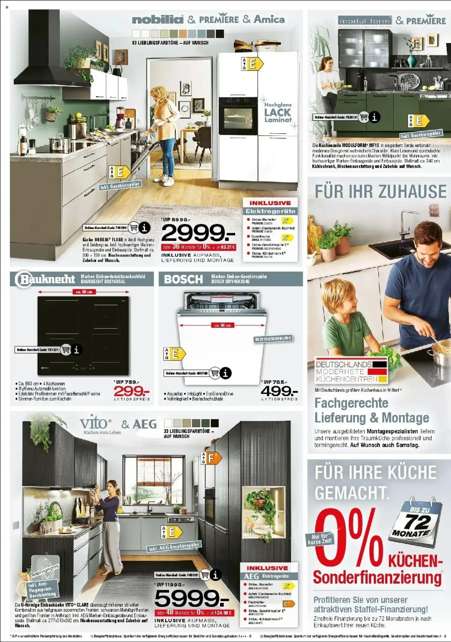 Ostermann - Möbel Ostermann: Neue Möbel wirken Wunder. (ab 29.08.2026) zum Blättern | Seite: 10 | Produkte: Geschirrspüler, Küchenzeile, Küche, Kühlschrank
