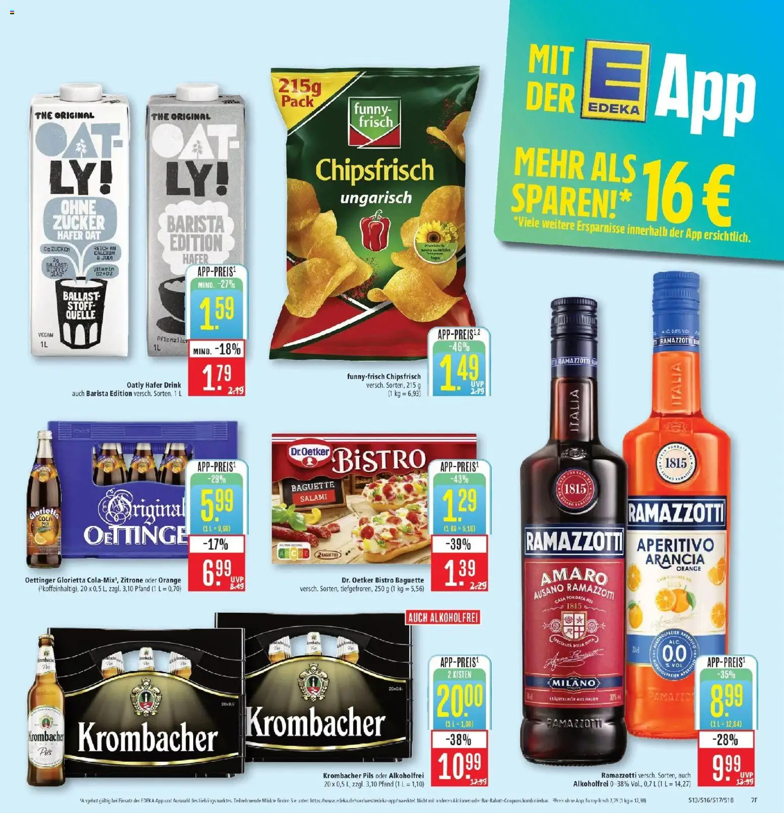 Marktkauf Prospekt Kirchheim (ab 26.10.2026) » Angebote online | Seite: 7 | Produkte: Baguette, Oettinger, Oatly, Salami