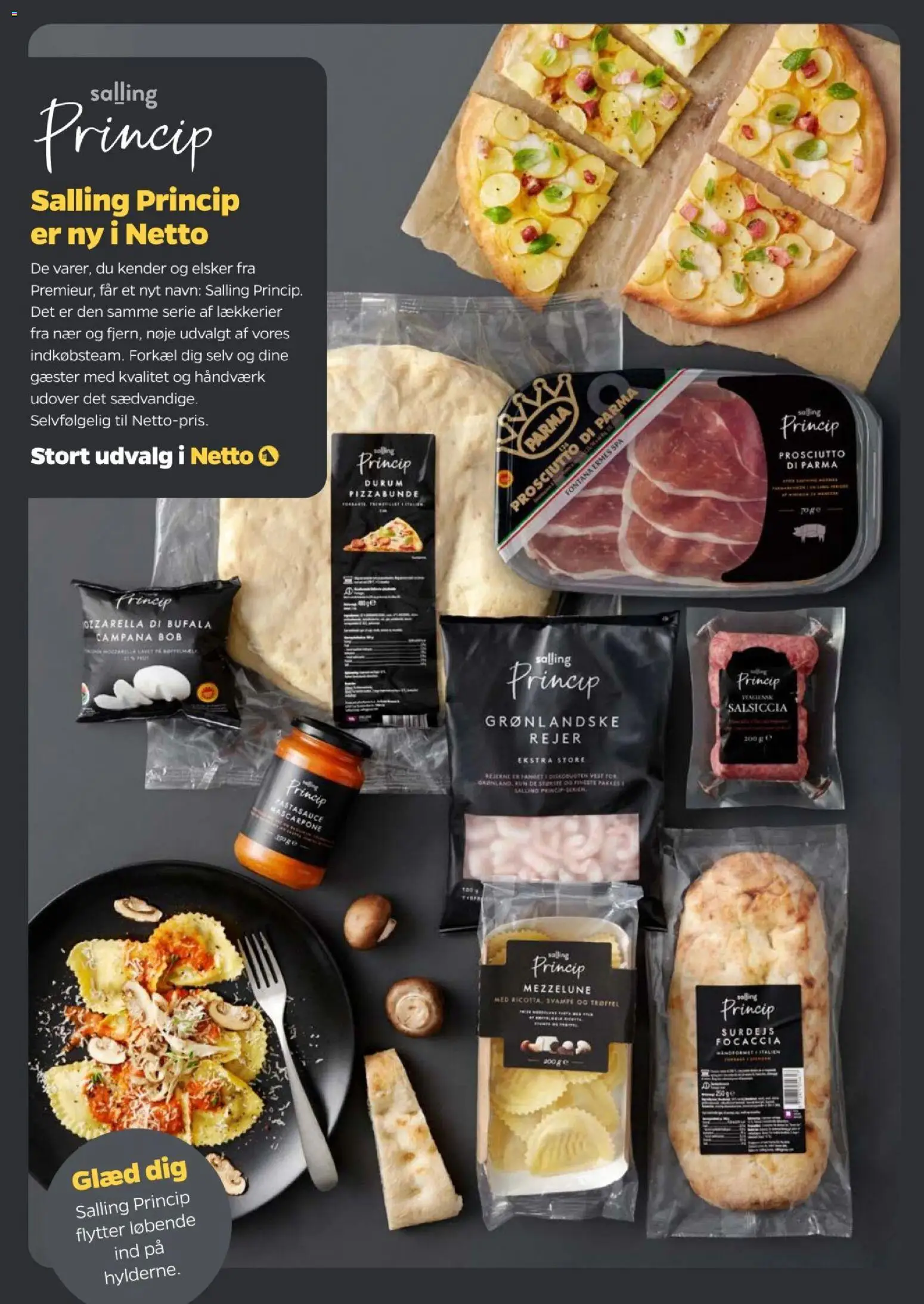 Netto tilbudsavis – gyldig fra 22/08/2026 | Side: 17 | Produkter: Rejer, Focaccia