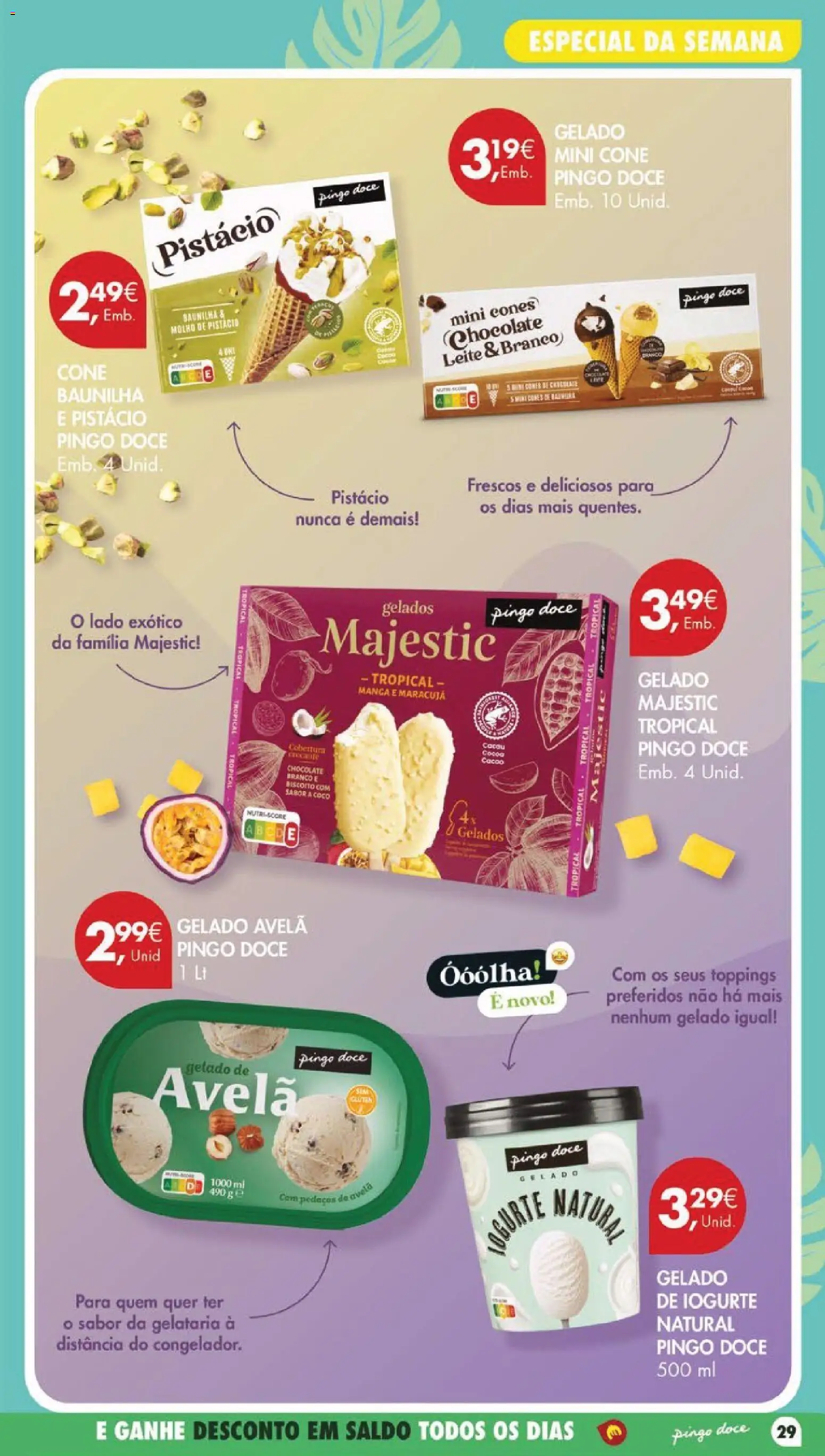 Pingo Doce folheto │ válido de 23/06/2026 | Página: 35 | Produtos: Gelado, Leite, Iogurte, Chocolate