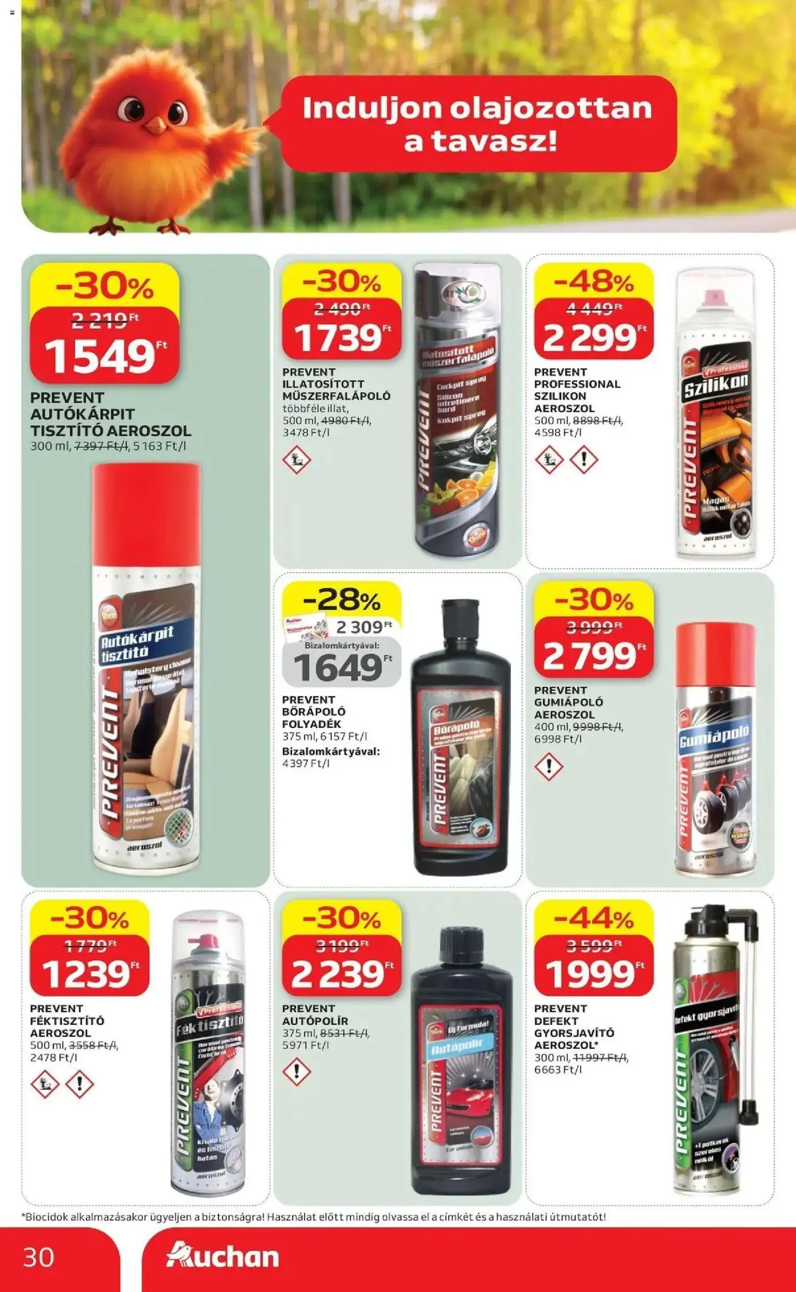 Auchan akciós ujság - amely érvényes a következő dátumtól: 09.04.2026 | Oldal: 30