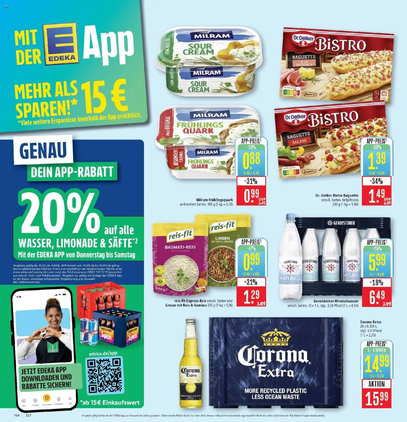Marktkauf Prospekt Aschaffenburg (ab 14.09.2026) » Angebote online | Seite: 18 | Produkte: Basmatireis, Mineralwasser, Gemüse, Reis