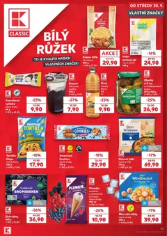 Náhled letáku Tortilla Chips, Tortilla Chips různé druhy 150 g od 30.09.2026 | Strana: 23