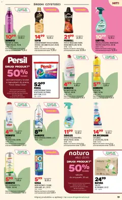 Pogląd oferty "Drogerie Natura Black Friday" - ważna od 15.10.2026 | Strona: 19 | Produkty: Worki na śmieci, Persil, Odplamiacz, Woda