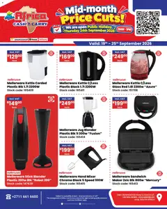 Africa Cash & Carry specials catalogue – valid from 19/09/2026