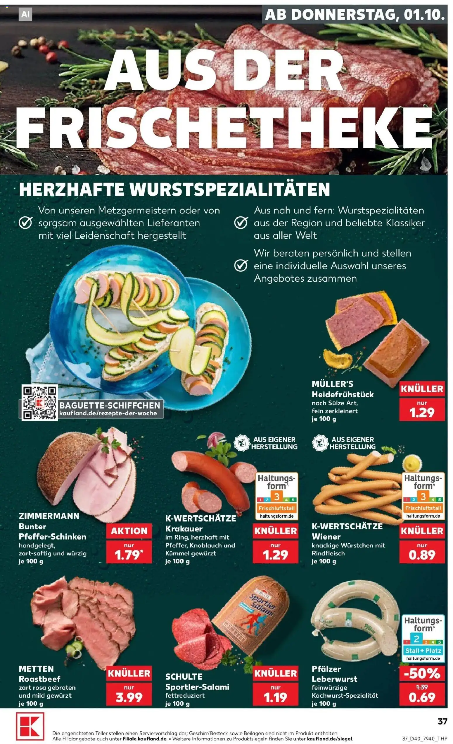 Prospekt Kaufland ab 28.09.2026 » Angebote Online zum Blättern | Seite: 47 | Produkte: Beilagen, Roastbeef, Knoblauch, Rindfleisch