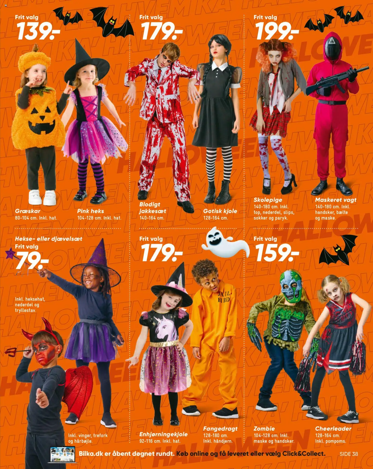 Bilka tilbudsavis – gyldig fra 02/10/2026 | Side: 7 | Produkter: Maske, Græskar, Nederdel, Jakkesæt