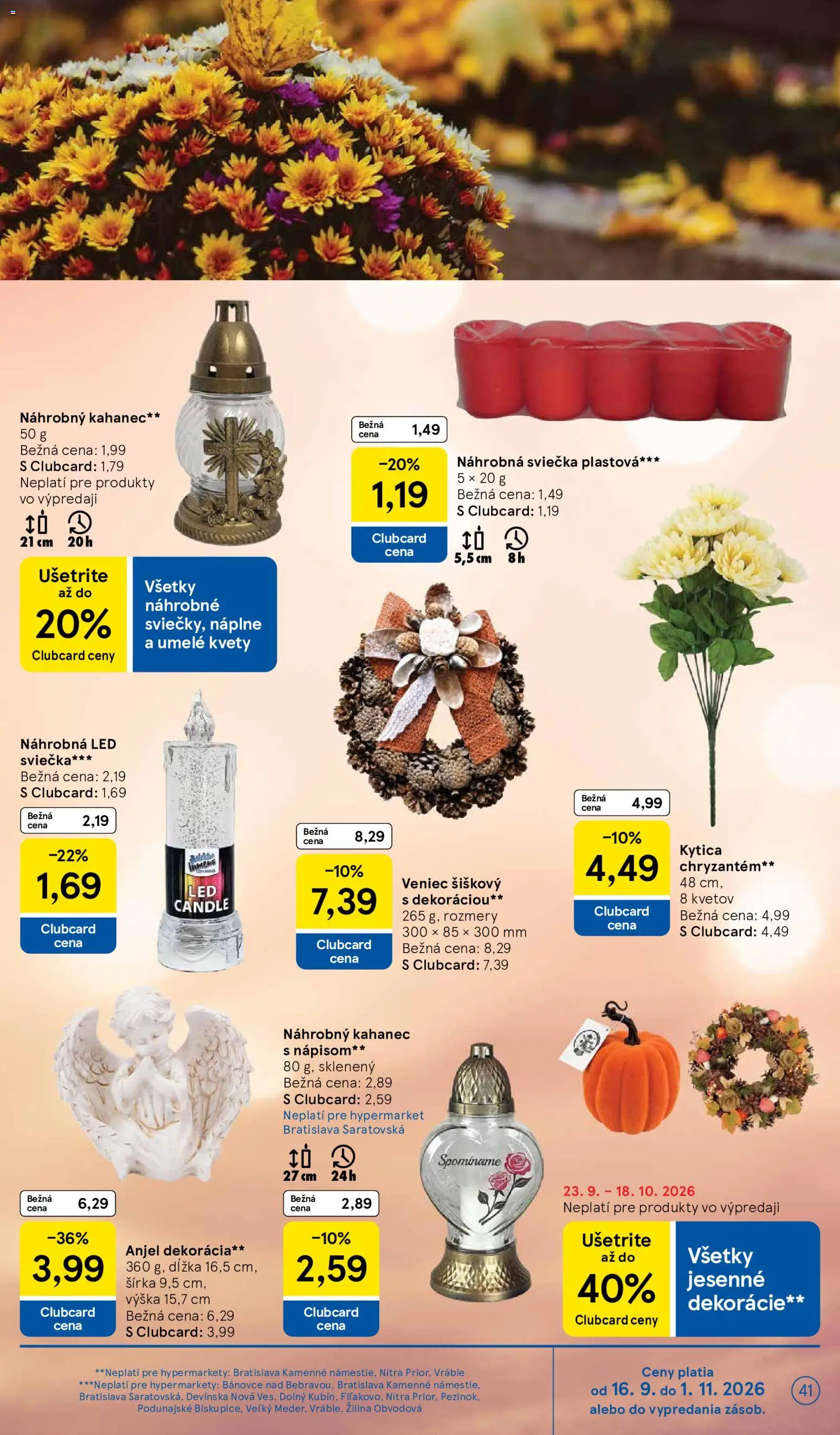 Nové Tesco akcie – leták je platný od 23.09.2026 | Strana: 41