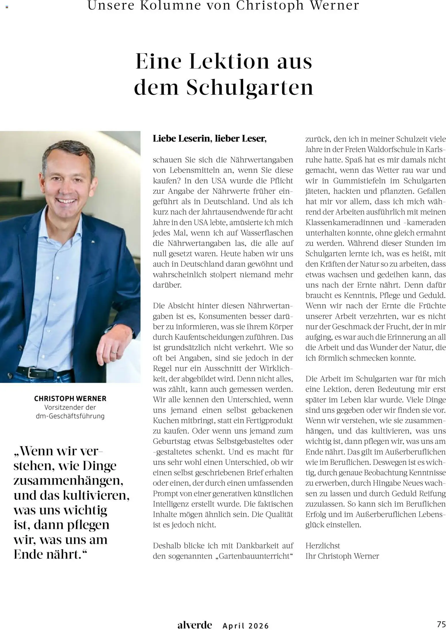 dm drogerie Prospekt 	 – gültig ab 01.04.2026 | Seite: 75 | Produkte: Kuchen