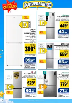 Vista previa Carrefour Super chollos válido desde el 06/10/2026 | Página: 10 | Productos: Hielo, Congelador, Combi, Agua
