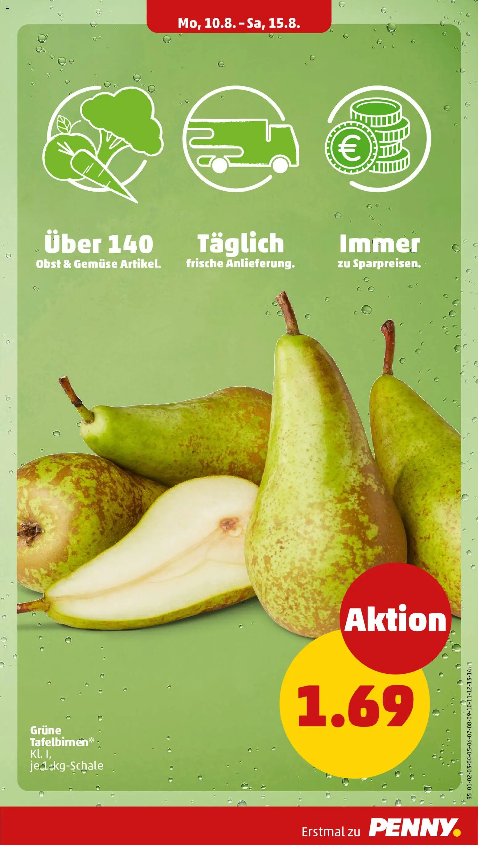 Penny Prospekt – gültig ab 10.08.2026 | Seite: 5 | Produkte: Gemüse, Obst