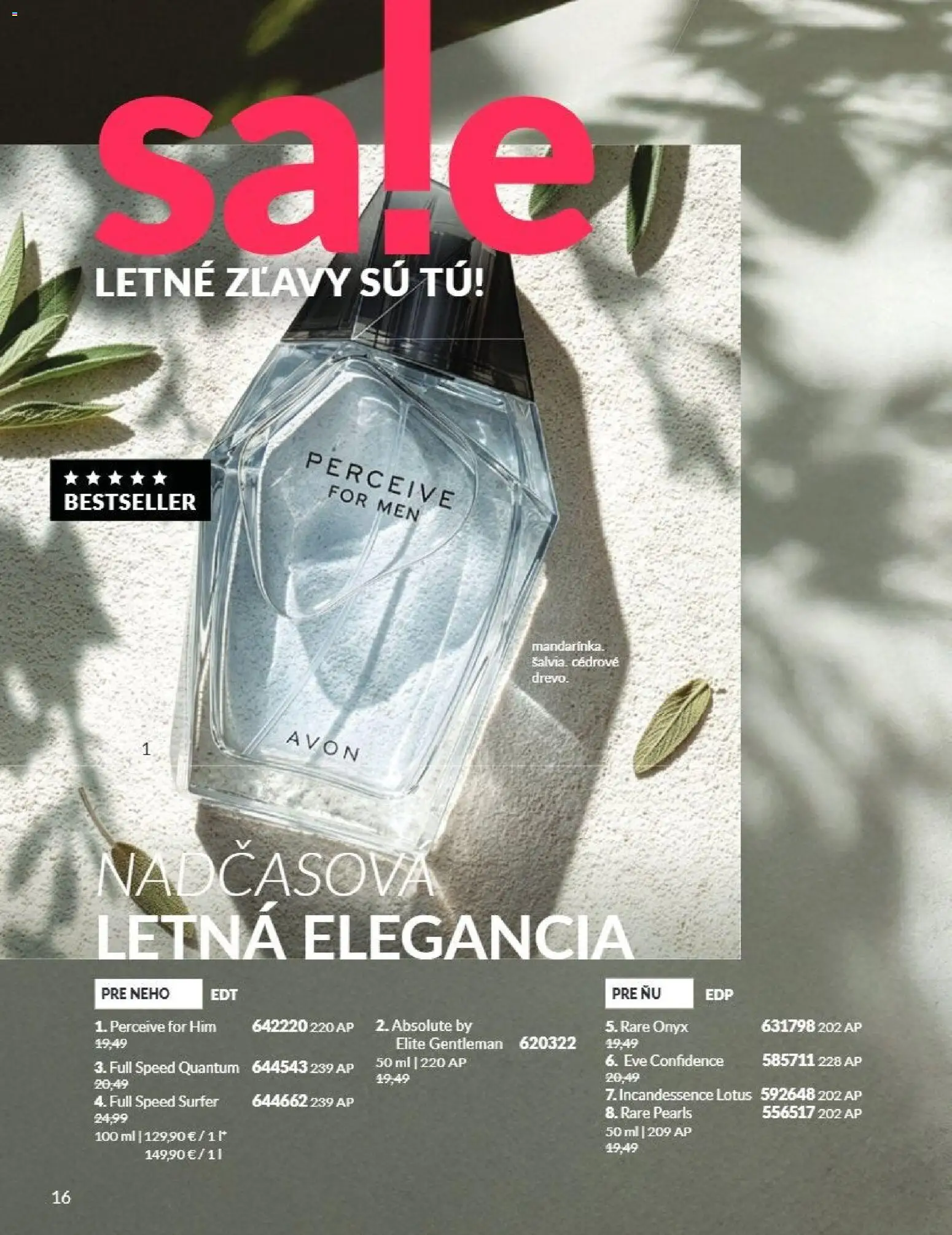 Nové Avon akcie – leták je platný od 01.07.2026 | Strana: 16 | Produkty: Lotus
