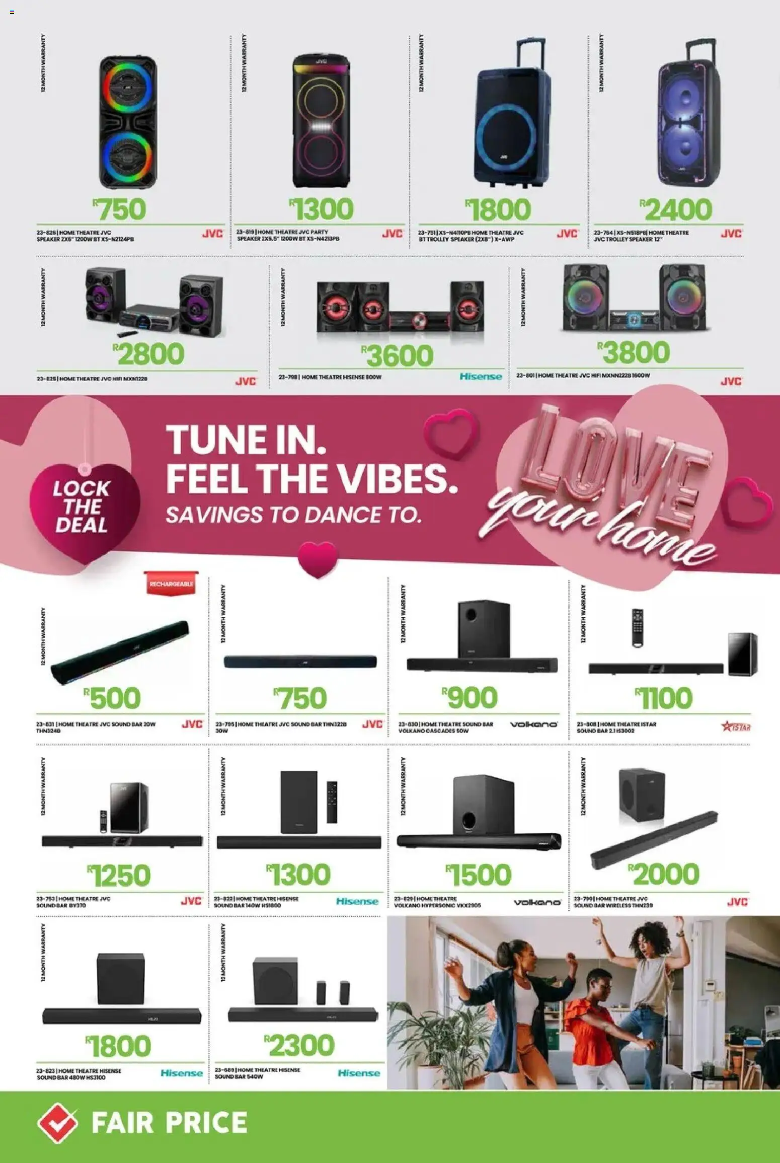 New Fair Price catalogue – valid from 01/02/2026 | Page: 6 | Products: Speaker, Lock, Soundbar