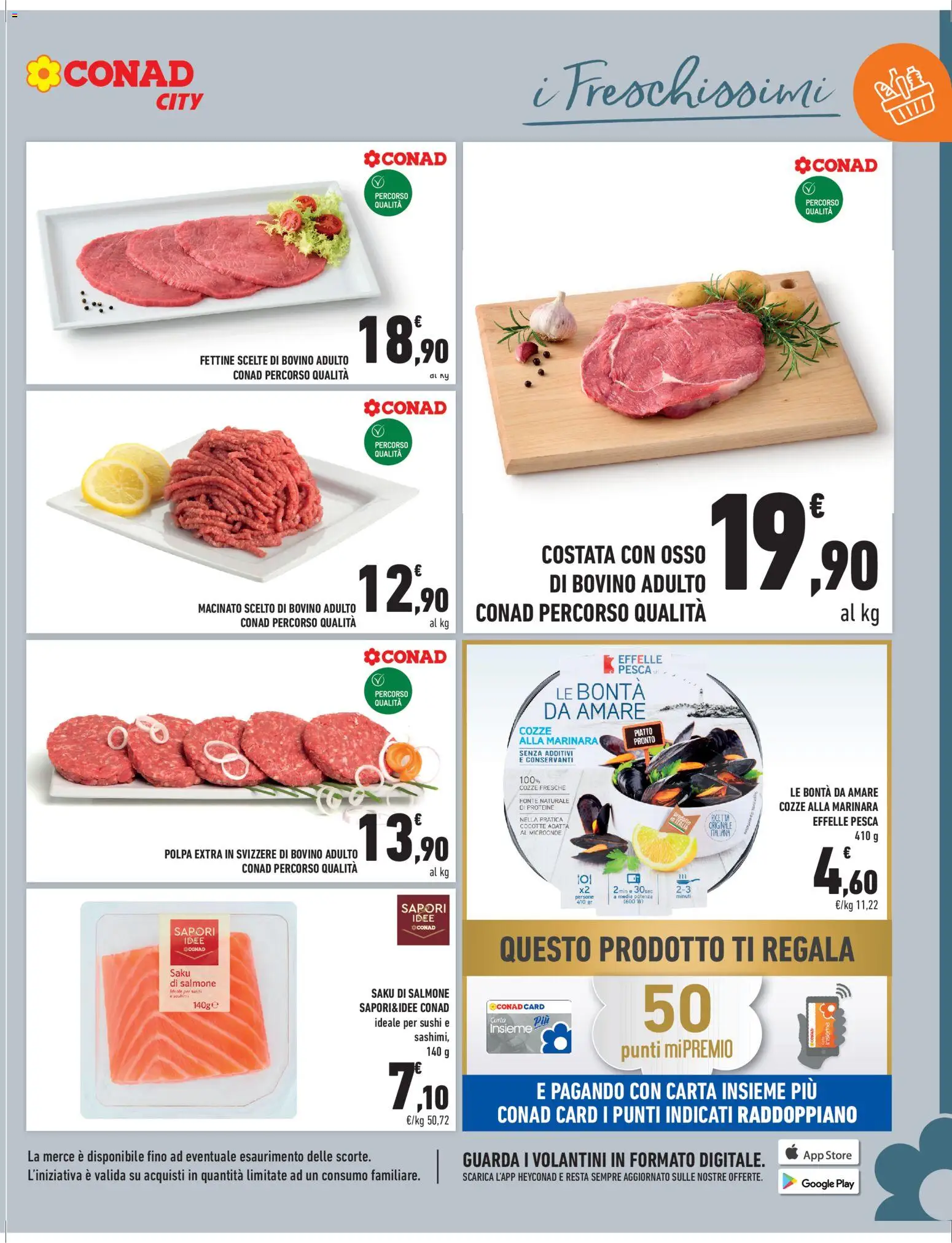 Volantino Conad del 01.05.2026 | Pagina: 7 | Prodotti: Microonde, Salmone, Piatto, Sushi