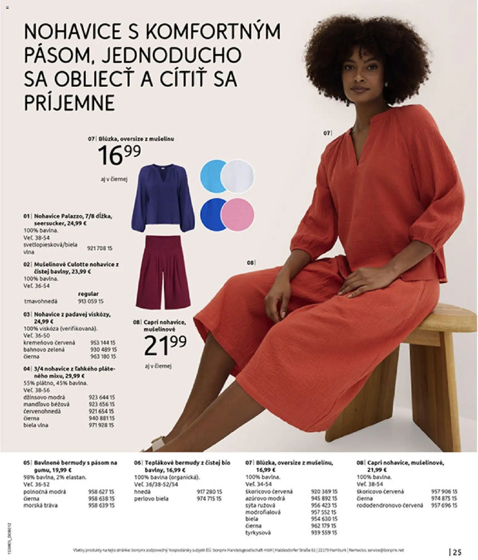 Nové Bonprix akcie – leták je platný od 05.05.2026 | Strana: 27 | Produkty: Nohavice