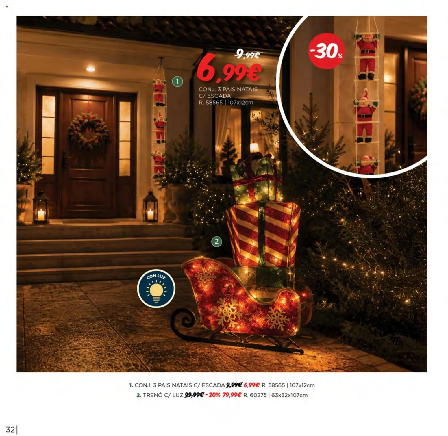 Espaço Casa Catálogo de Natal 2026 │ válido de 06/10/2026 | Página: 32 | Produtos: Escada