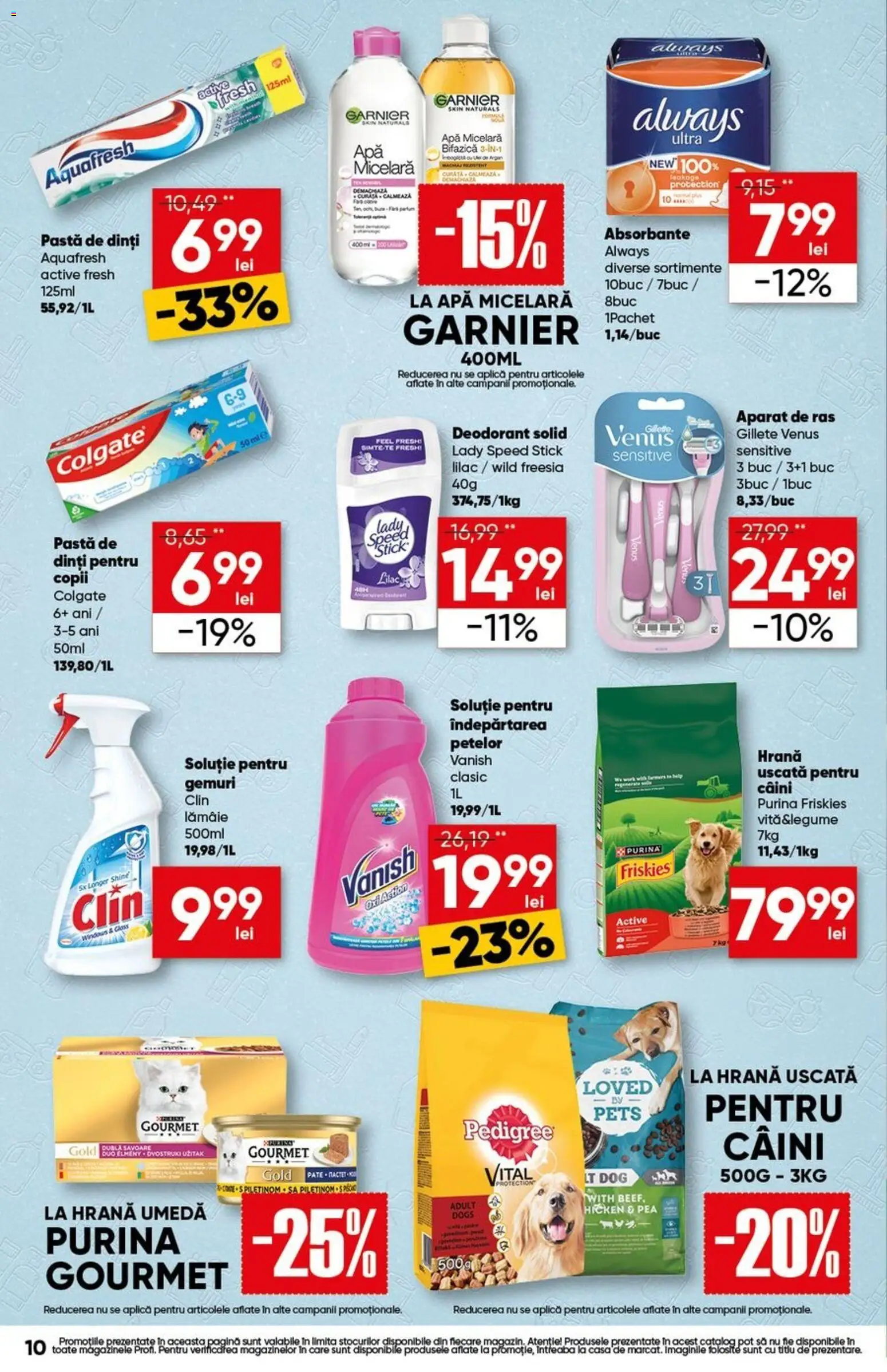 Noul catalog Profi – valabil de la 03.09.2026 | Pagină: 10 | Produse: Solid, Aplică, Pastă de dinți, Lămâie