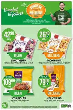 Forhåndsvisning av HEL KYLLING, 850 g, grillet, Prior, pr. kg 92,94 gyldig fra 14/09/2026 | Side: 17