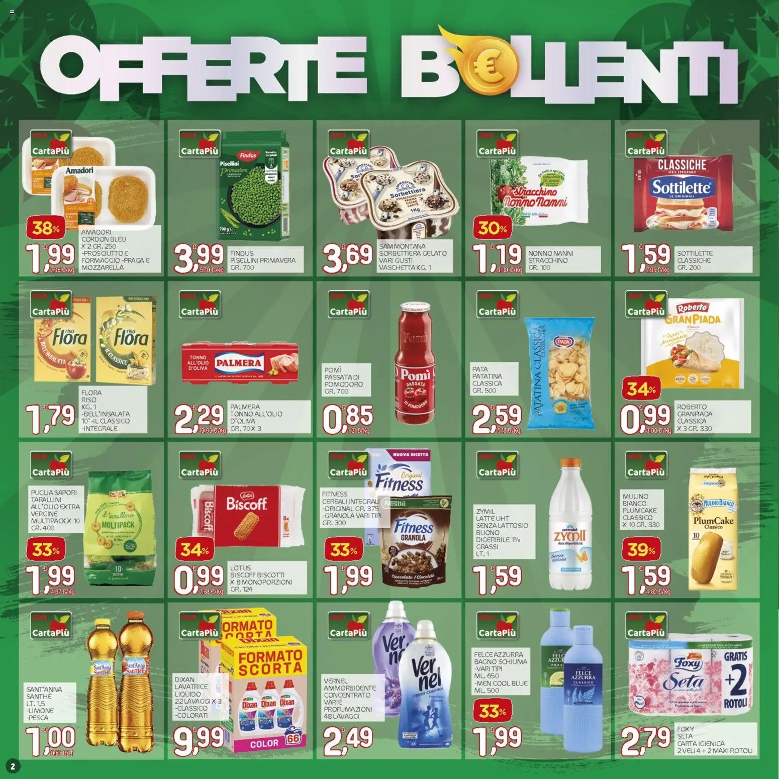 Volantino CRAI del 06/08/2026 | Pagina: 2 | Prodotti: Mozzarella, Plumcake, Stracciatella, Bagno