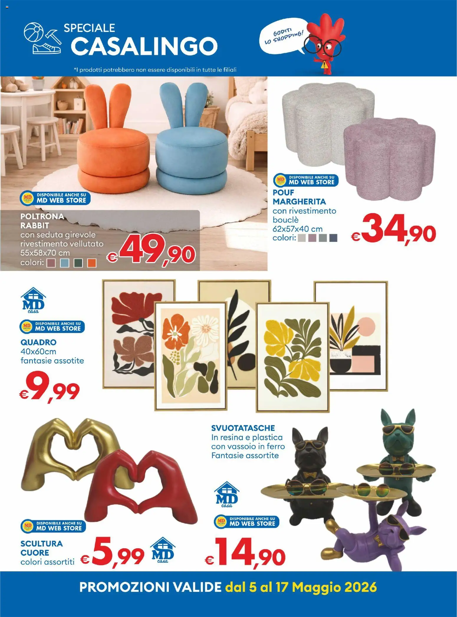 Volantino MD Discount del 05.05.2026 | Pagina: 27 | Prodotti: Vassoio, Poltrona