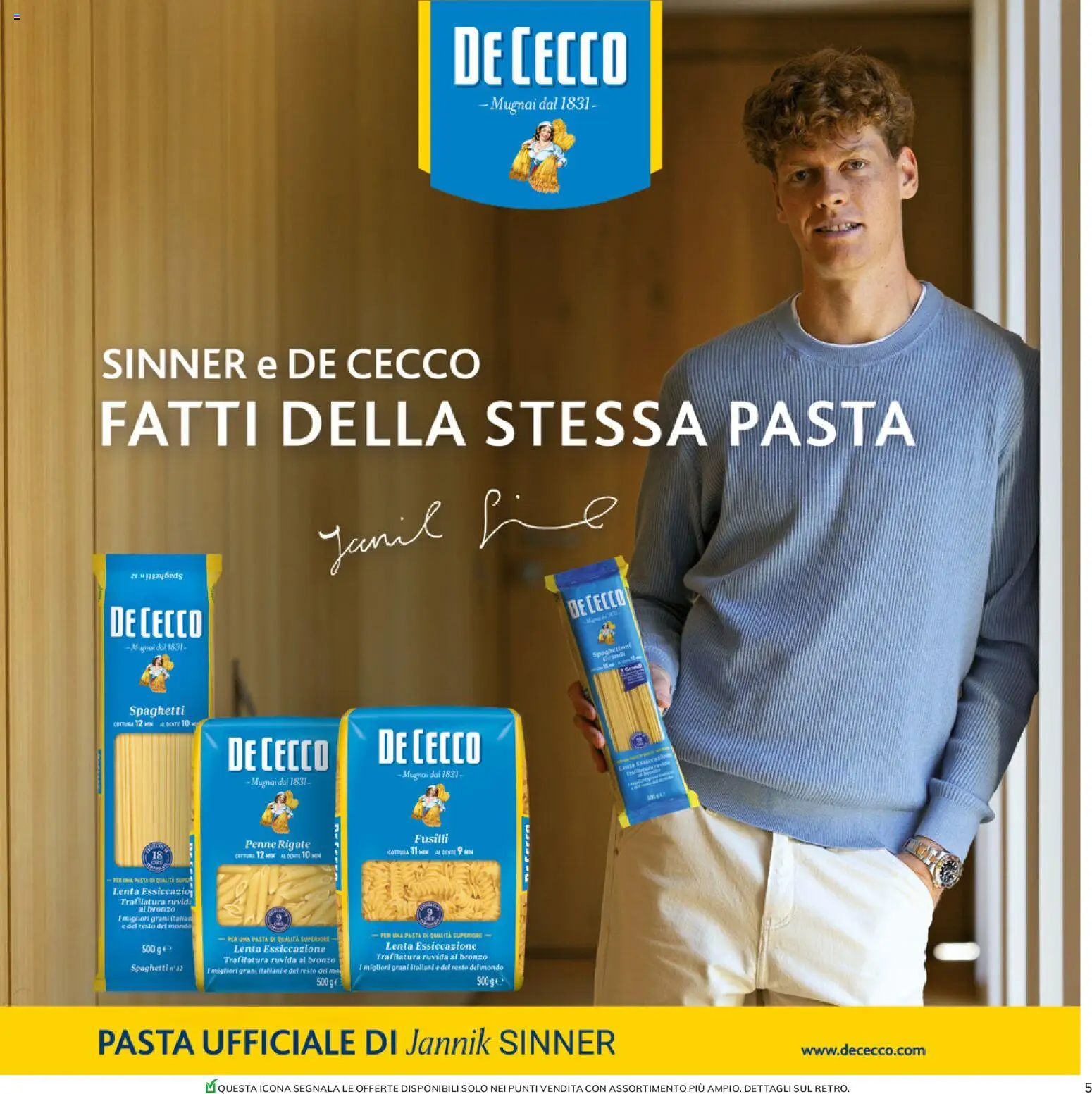 Volantino Basko del 21/08/2026 | Pagina: 5 | Prodotti: Pasta, Fusilli, Penne, Spaghetti