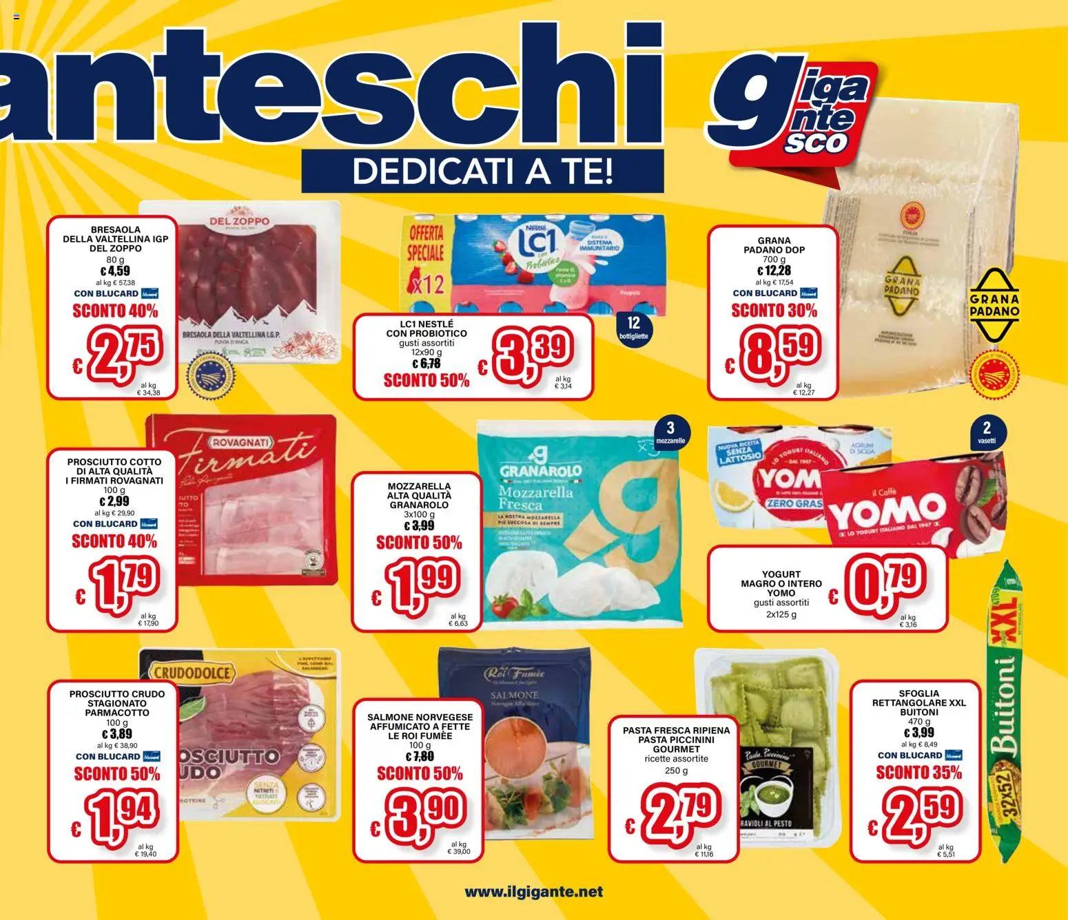 Volantino Il Gigante del 21.05.2026 | Pagina: 5 | Prodotti: Yogurt, Caffè, Mozzarella, Pesto