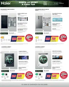 Anteprima del volantino Trony volantino valido a partire dal 30/07/2026 | Pagina: 7 | Prodotti: Compressore, Lavatrice, Frigorifero, Fan