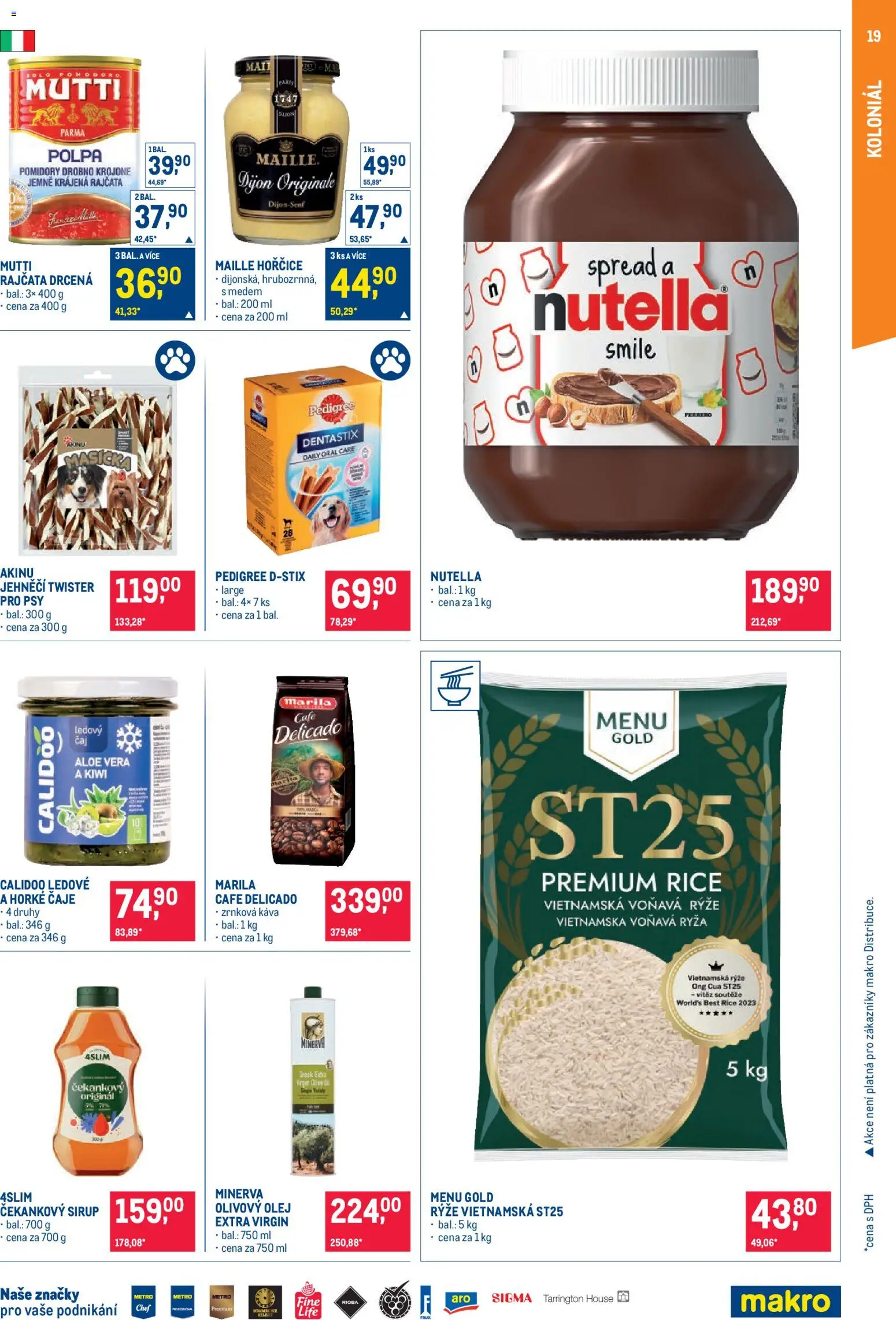 Makro leták - Pro milovníky jídla od 03.06.2026 | Strana: 19 | Produkty: Olej, Káva, Kiwi, Aloe vera