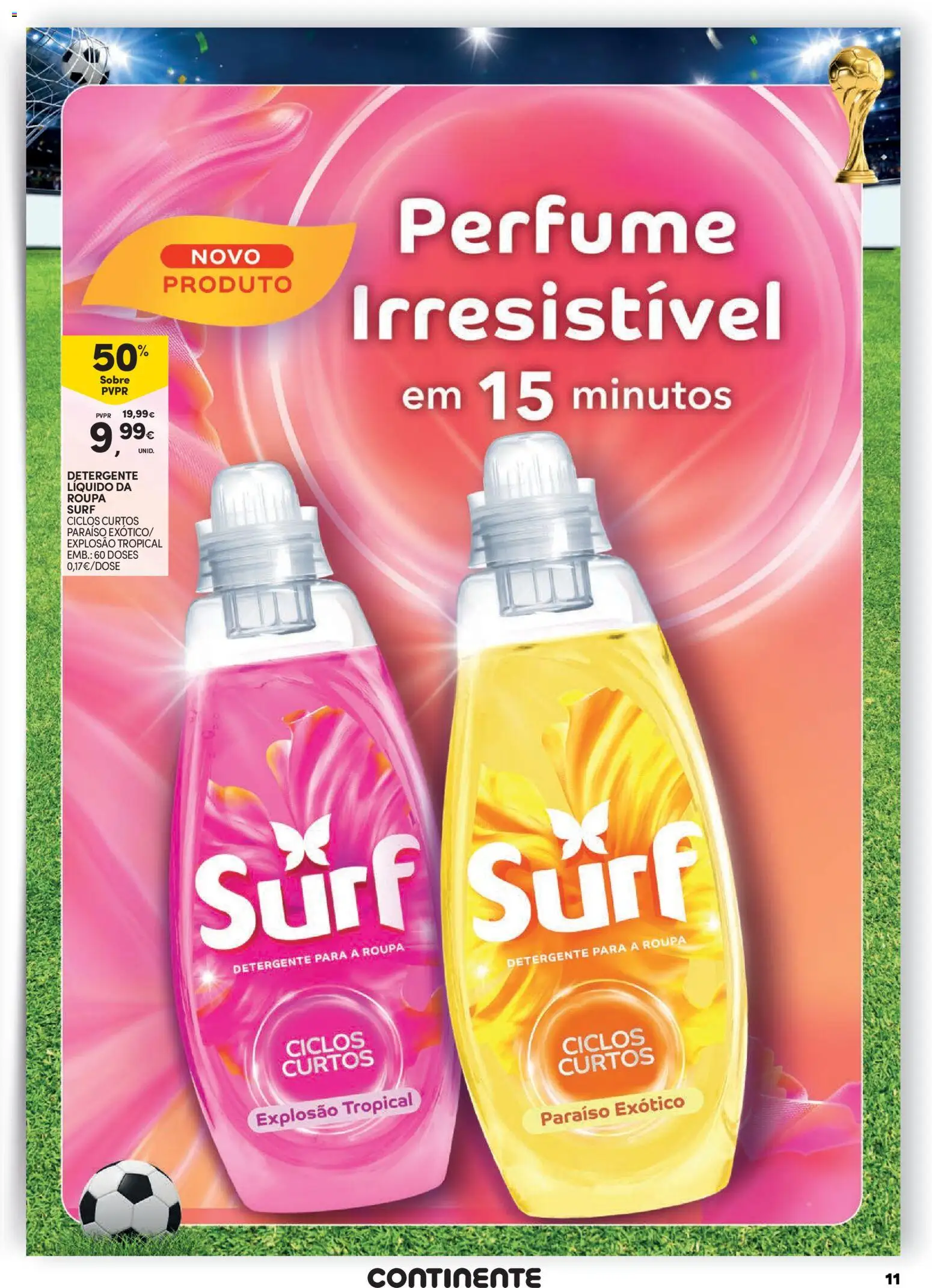 Continente Grandes Marcas │ válido de 14/07/2026 | Página: 11 | Produtos: Perfume, Detergente