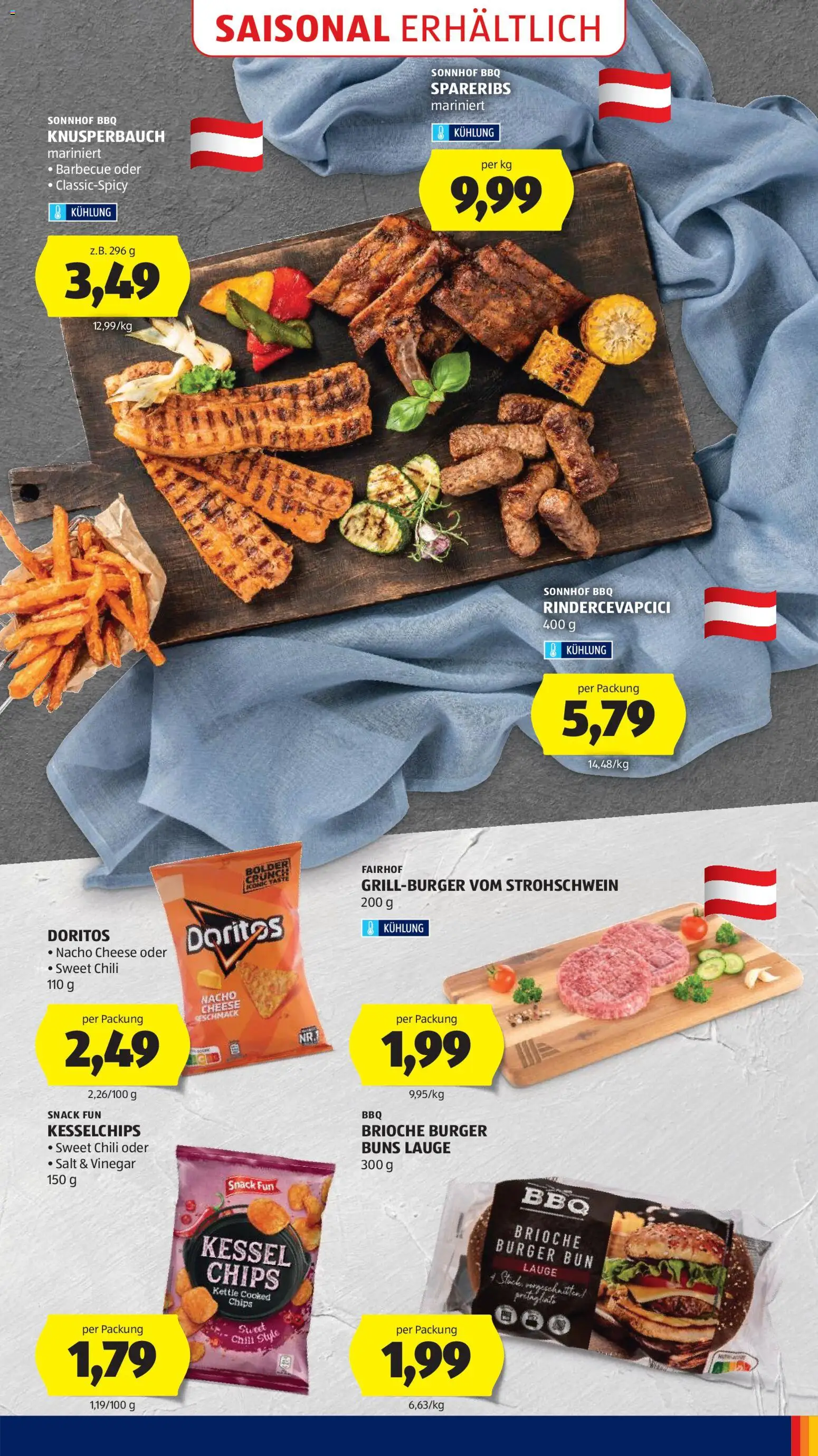 Hofer AT akciós ujság - amely érvényes a következő dátumtól: 2026.07.31. | Oldal: 47 | Termékek: Chili, BBQ, Chips