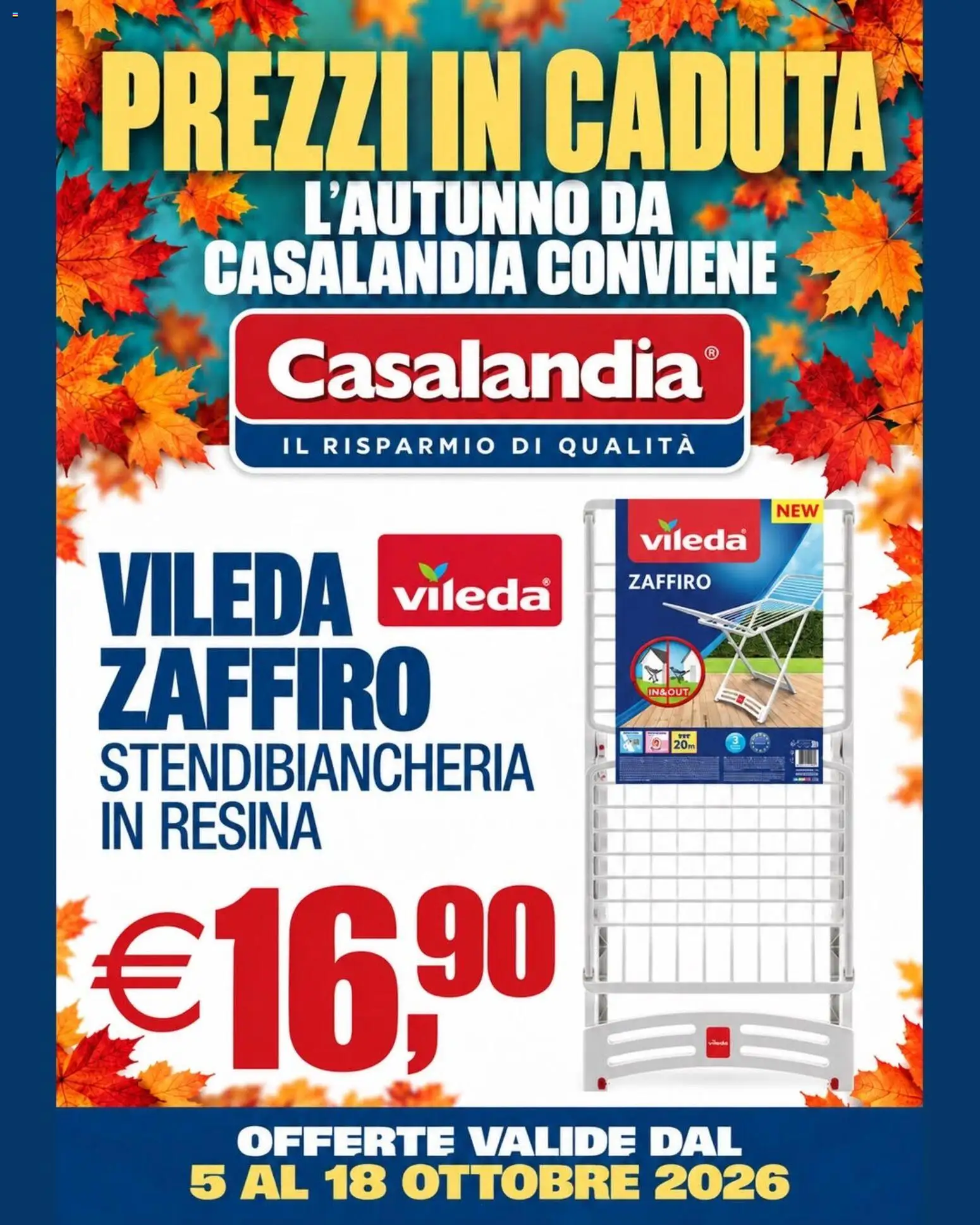 Volantino Casalandia del 05/10/2026 | Pagina: 12 | Prodotti: Stendibiancheria