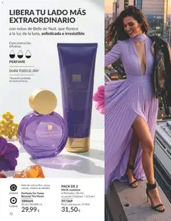 Vista previa Catálogo AVON campaña 8 válido desde el 01/08/2026 | Página: 72 | Productos: Perfume, Loción corporal, Body