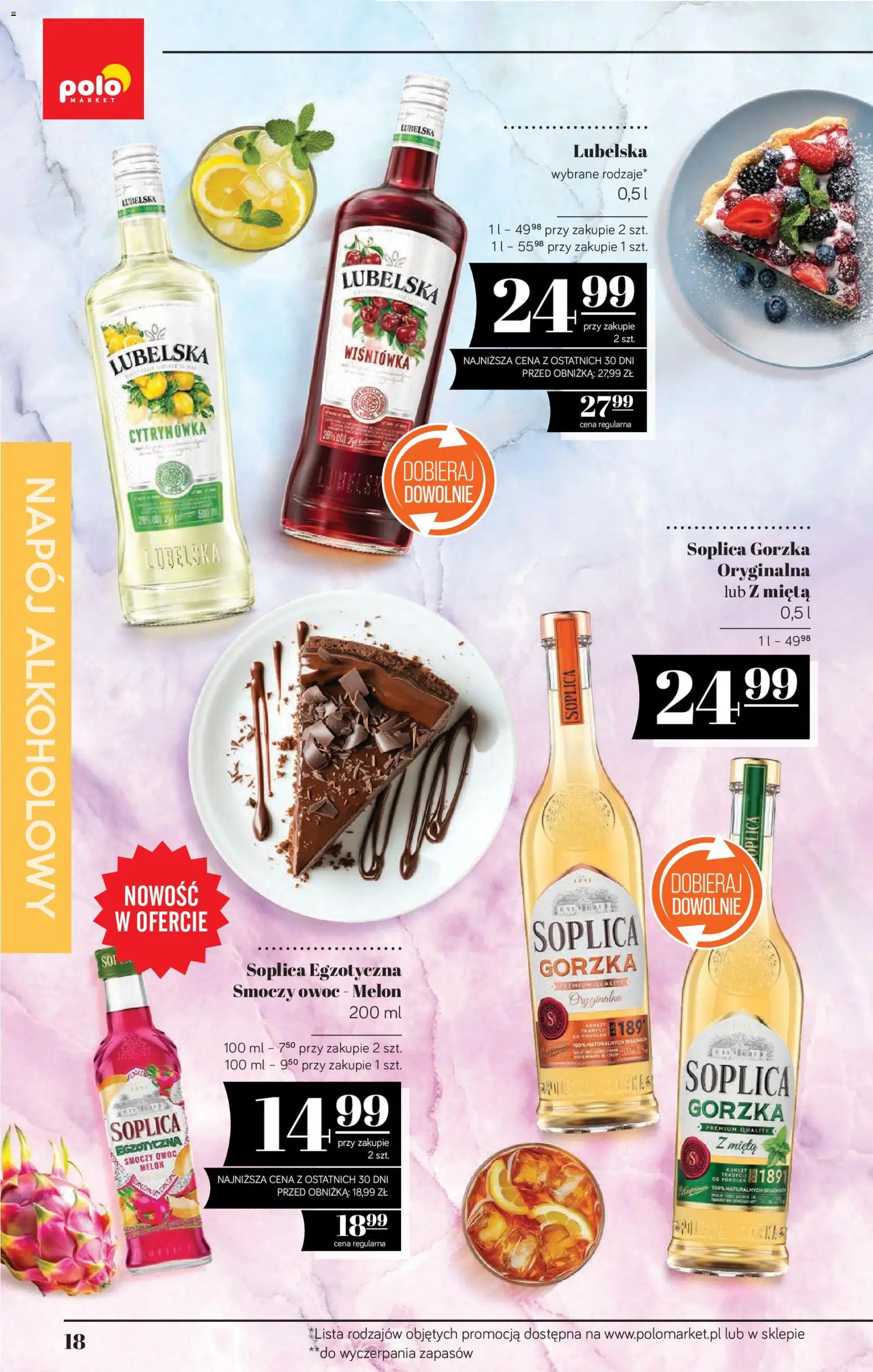 POLOmarket katalog - Alkoholi od 21.05.2026 | Strona: 18 | Produkty: Melon, Smoczy owoc, Mięta