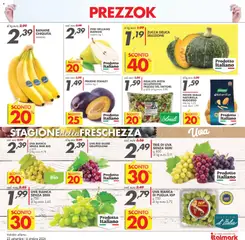Anteprima del volantino Italmark volantino valido a partire dal 23/09/2026 | Pagina: 22 | Prodotti: Prugne, Zucca, Uva, Vassoio