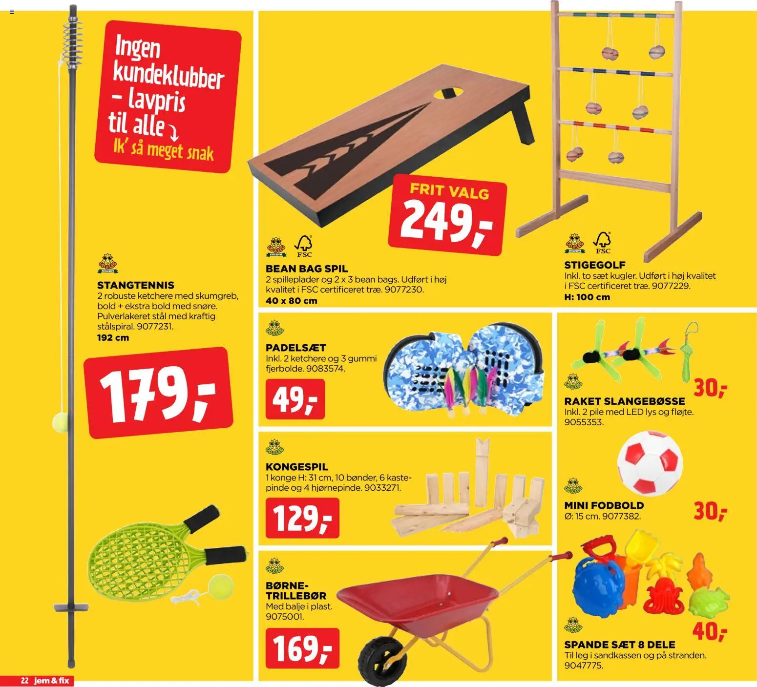 Jem & fix tilbudsavis – gyldig fra 24.05.2026 | Side: 22 | Produkter: Spil