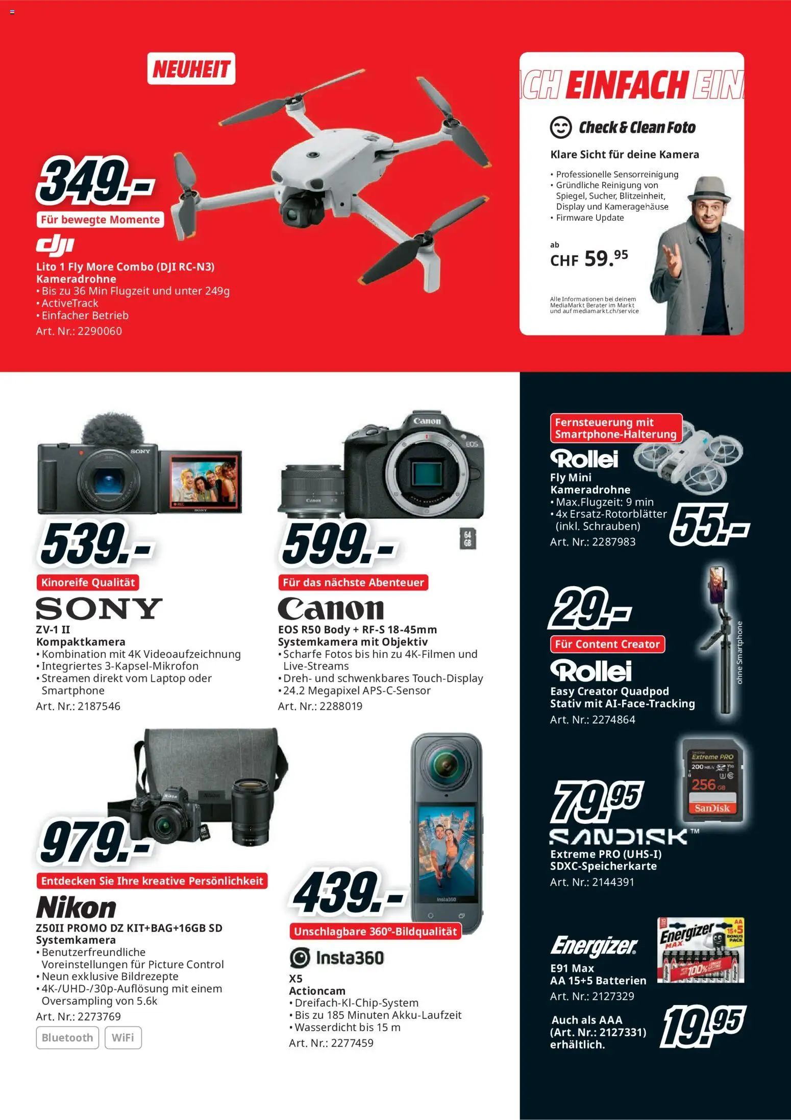 Media Markt aktionen – gültig ab 23.08.2026 | Seite: 19 | Produkte: Laptop, Smartphone, Kamera, Sony
