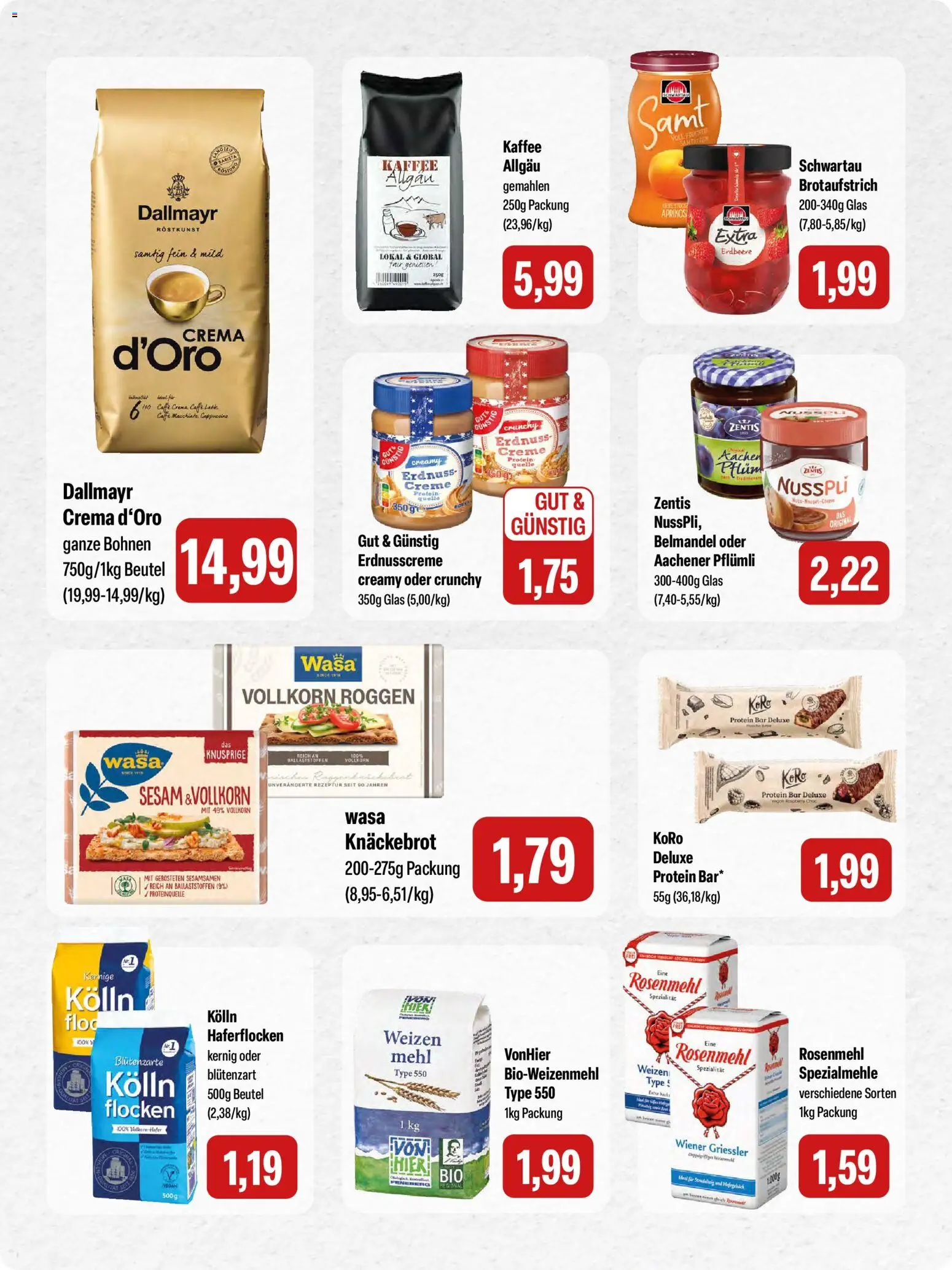 Feneberg Angebote – gültig ab 15.05.2026 | Seite: 11 | Produkte: Kolln, Mehl, Creme, Dallmayr