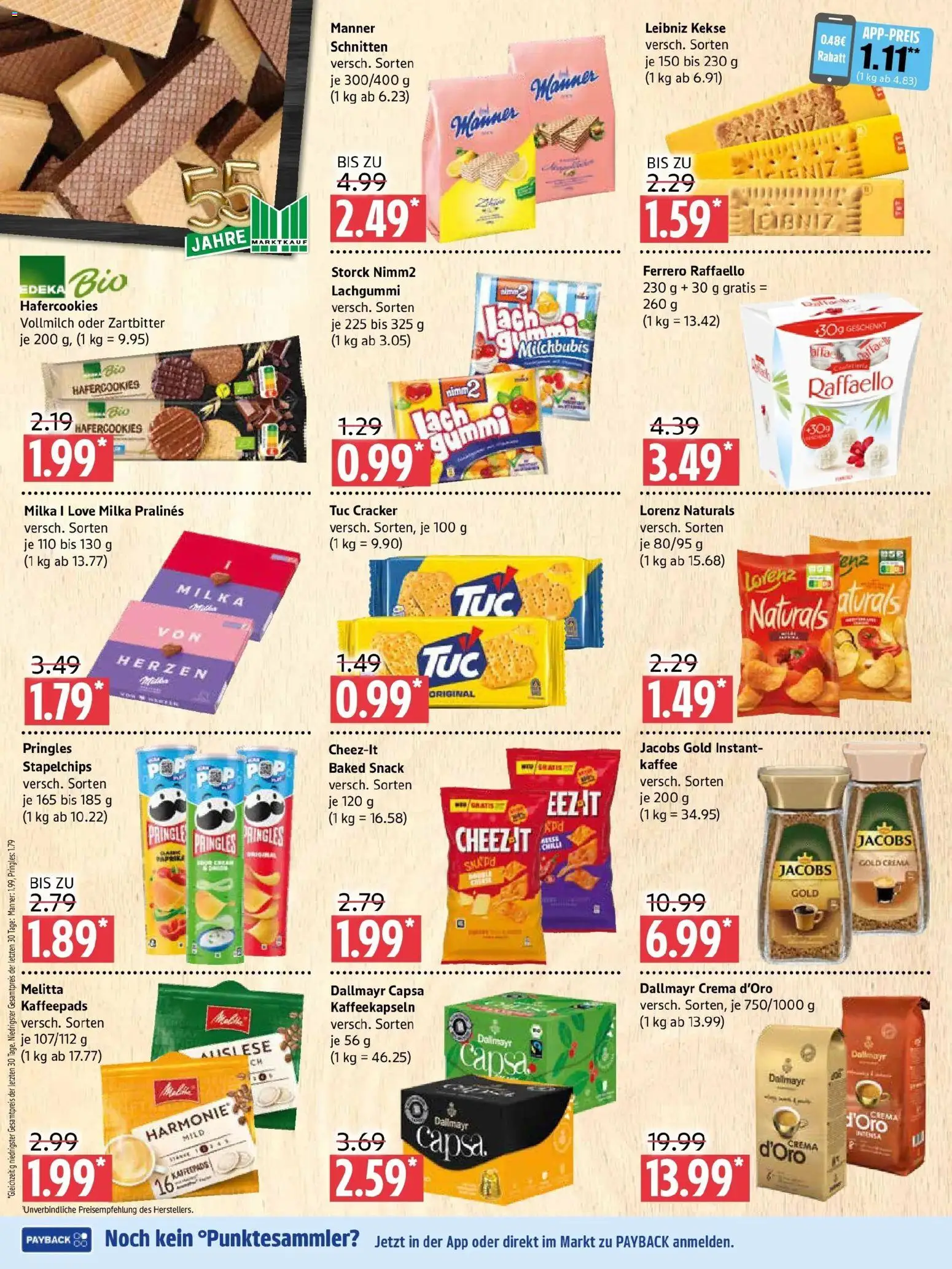 Marktkauf Prospekt Prenzlau – gültig ab 10.08.2026 | Seite: 6 | Produkte: Raffaello, Kaffee, Dallmayr, Dallmayr capsa
