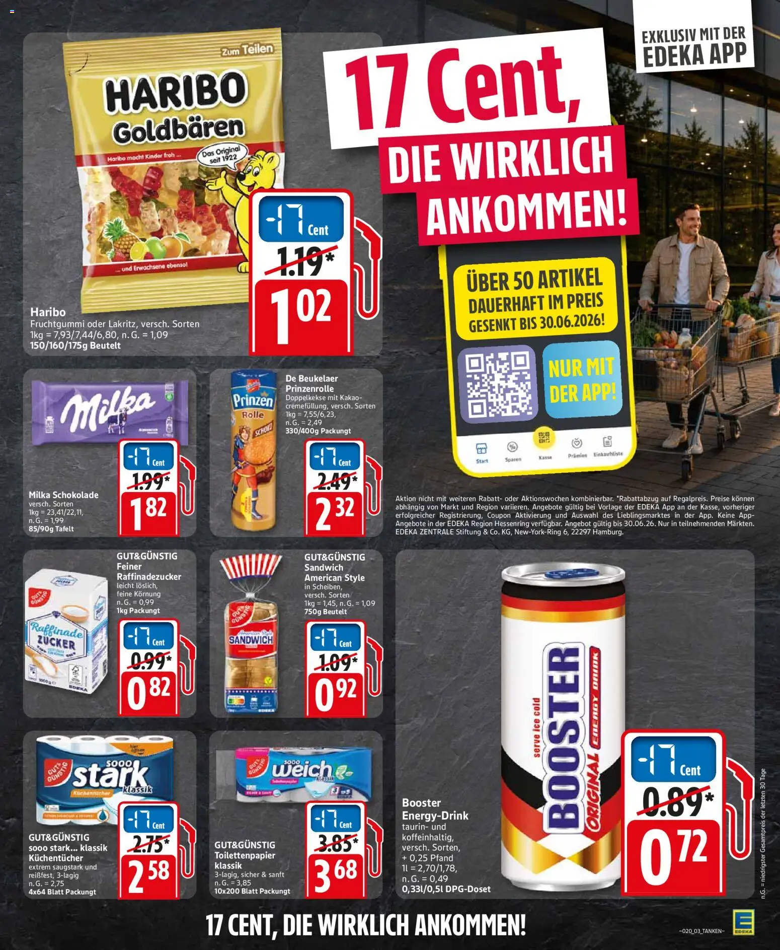 WEZ Prospekt – gültig ab 01.06.2026 | Seite: 3 | Produkte: Haribo, Energy, Schokolade, Milka schokolade