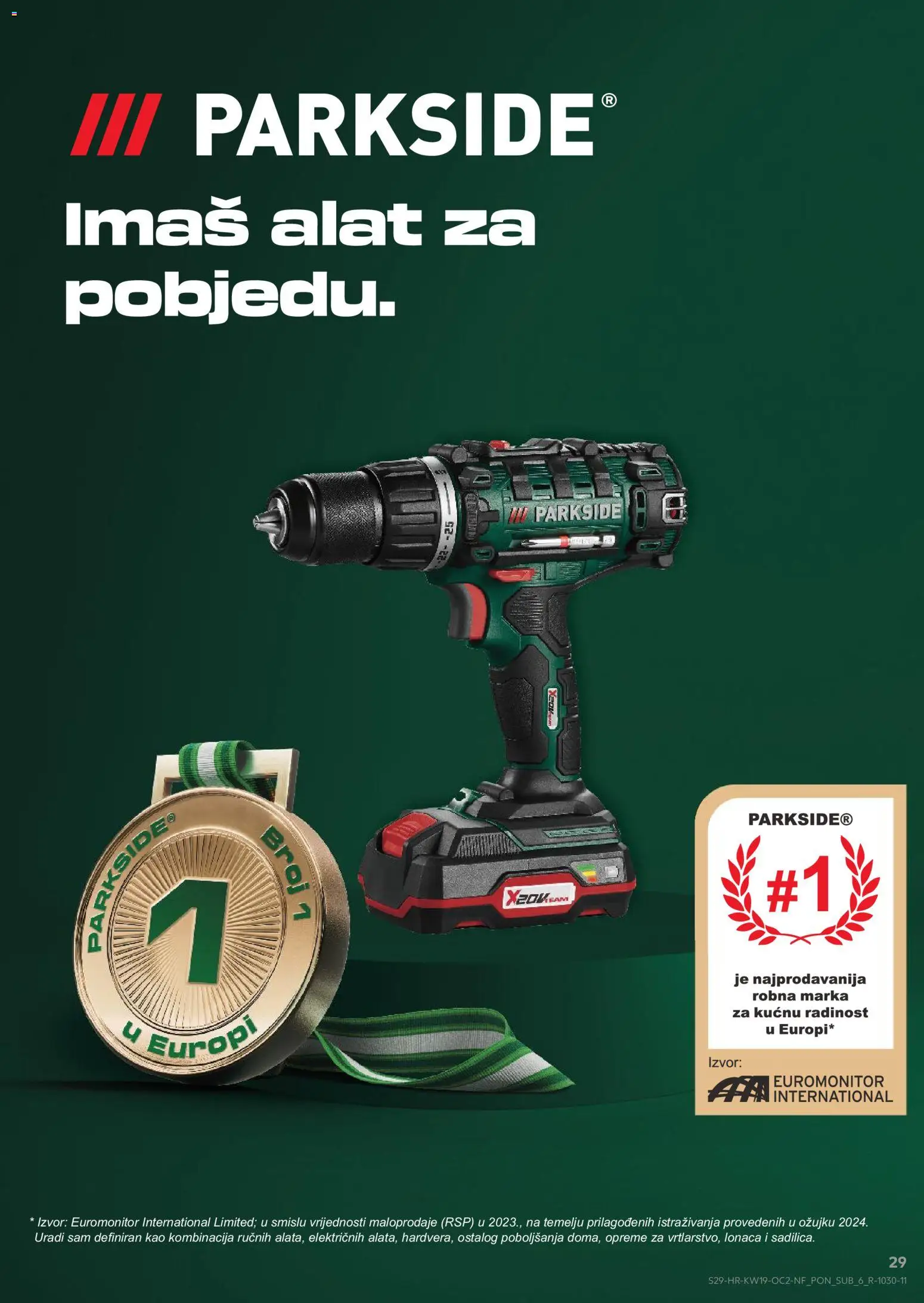 Kaufland HR akciós ujság - amely érvényes a következő dátumtól: 06.05.2026 | Oldal: 29 | Termékek: Parkside